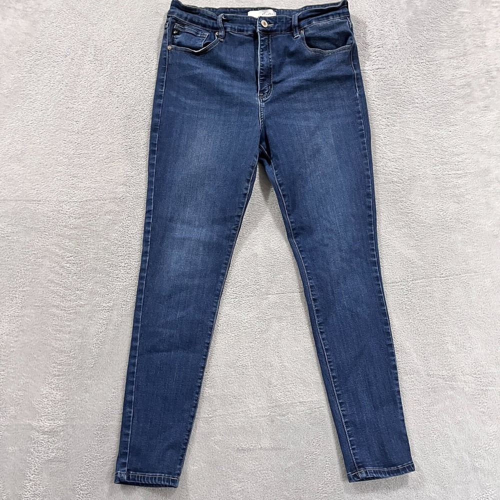 Kancan‎ Jeans Womens 15/31 Skinny Medium High Rise Wash KC7065HHD